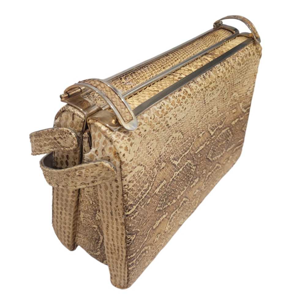 Vintage 80's Snake Skin Purse